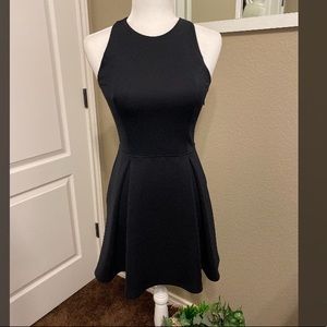 Abercrombie and Fitch Black Skater Dress Size Small